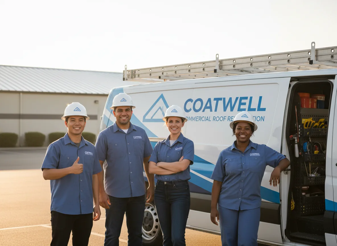 Commercial roof coating company in Roberts, IL